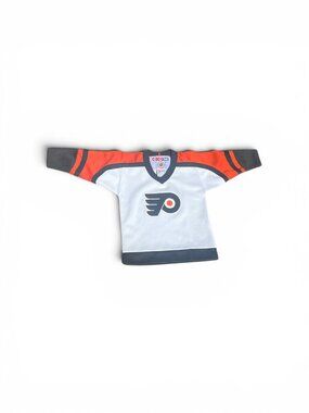 CCM NHL Philadelphia Flyers White Hockey Jersey Toddler Size Large 2-4
